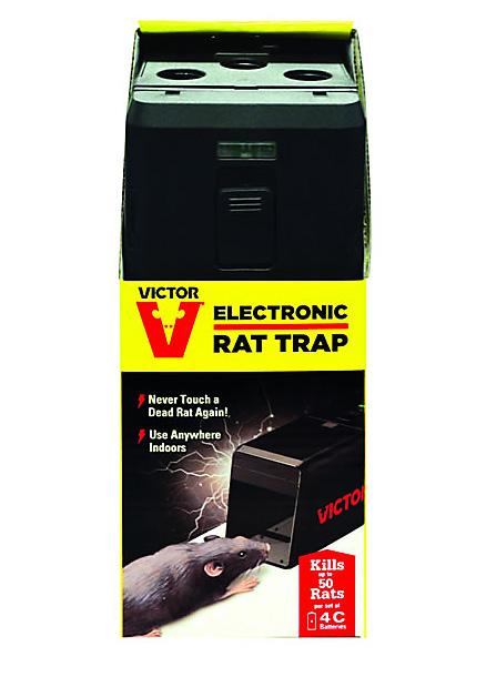 Eftersom råttor har möjlighet att starta om sina hjärtan efter en elstöt, applicerar Victors råttfälla kontinuerliga elstötar i 2 minuter för att garantera att djuret dör.