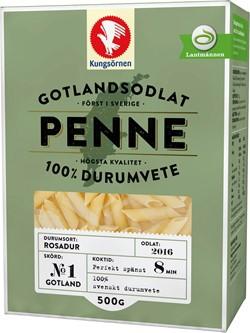 Råvaruursprung: durumvete från Gotland (varierande gårdar DABAS Produktklassificering: 100710426379 / Kolonial/Speceri Pastaprodukter/Pastarätter Pasta, korta Övrig