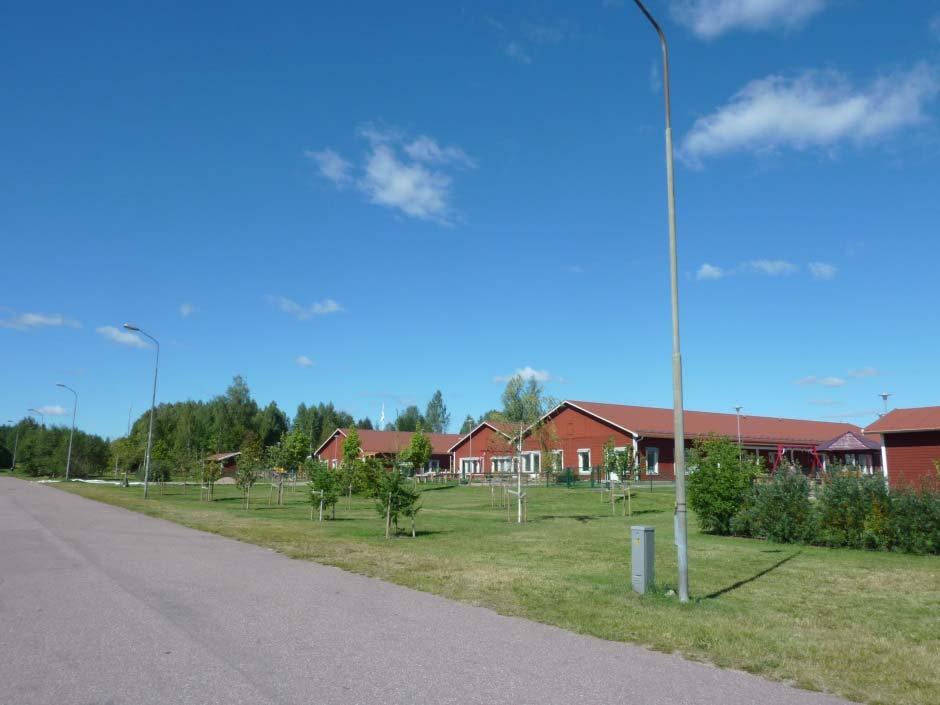 Bebyggelse Inom planområdet har en förskola uppförts med ett tillfälligt bygglov.