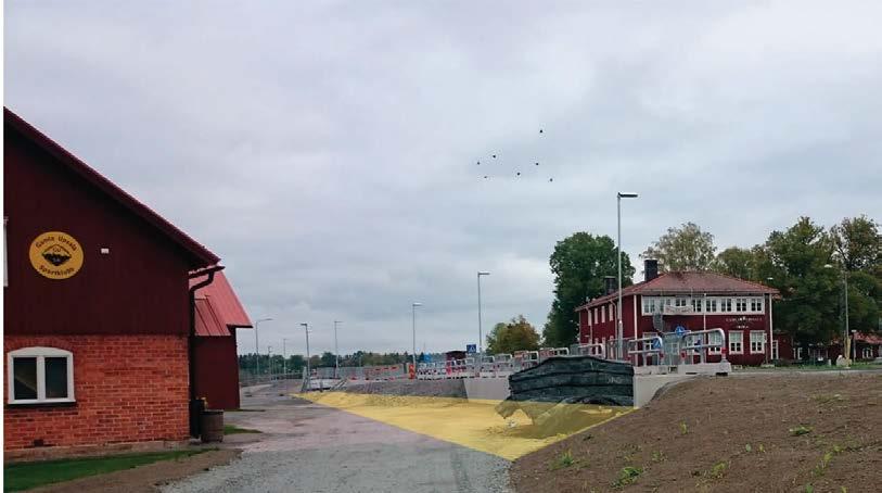 Den aktuella delen av Vattholmavägen är efter ombyggnaden helt avskuren från gatunätet och fyller ingen funktion för trafiken på Vattholmavägen. GUSK* har numera sin angöring från Groaplan.