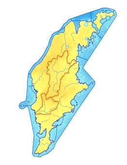 Gotlandskusten Figur 30. Karta över Gotlandsskustens indelning i kustvattenförekomster, samt tillhörande avrinningsområden. Det förekommer ingen kustvattenkontroll runt Gotlandskusten.