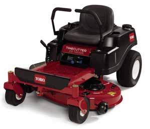 Toro TimeCutter ZS 4200 S Prisvärd och nätt åkgräsklippare med ergonomiska spakreglage och en klippbredd på 107 cm.