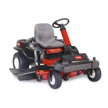 Toro TimeCutter SW 4200 CE Det bästa från två världar Traditionell rattstyrning och med samma överlägsna manövreringsförmåga som en Zeroturn-klippare!