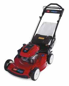 Tre klippsystem (Recycler, uppsamling och sidoutkast), stålkåpa, 55 cm klippbredd och förstås Automatic Drive som gör att gräsklipparen går i takt med dig.