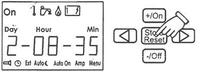 Tryck först på +/On-knappen. Justera därefter temperaturen genom att trycka på +/On-knappen eller -/Off-knappen. 3.