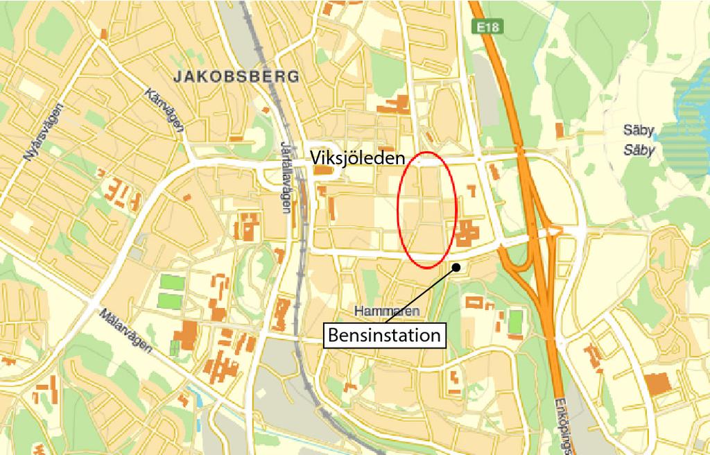 5 (33) 1. Inledning Denna riskutredning för transporter av farligt gods har tagits fram på uppdrag av Järfällahus och gäller ändring av detaljplanen för Engelbrektområdet, Jakobsberg 2:1871 m. fl.