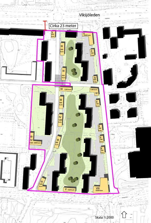 9 (33) 3. Platsbeskrivning 3.1 Planområdet Planområdet ligger i Järfälla kommun i närheten av Viksjöleden som är sekundär transportled för farligt gods, se figur 2.