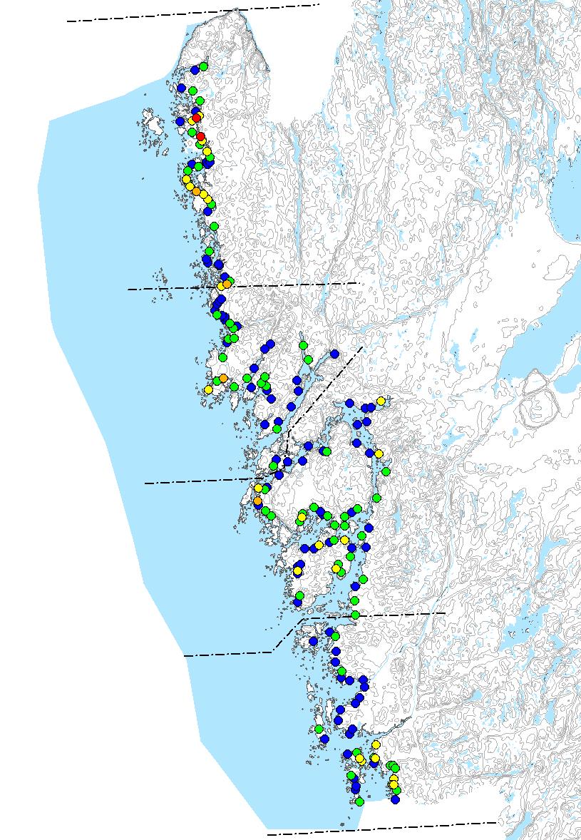 Region 1 HydroGIS AB 2009 Från referens 11 Region 2 Region 3 Täckningsgrad 76-100 %