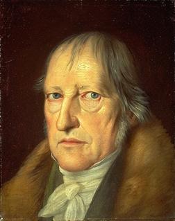 Georg Wilhelm Friedrich Hegel. Källa: Wikimedia [2]. Hegel förklarade att Kant var tvungen att förneka möjligheten av objektiv kunskap därför att han skilde mellan subjekt och objekt.