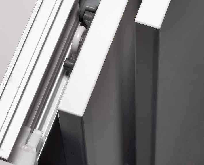 Gränslös designflexibilitet enkel installation Skenprofilen är inte iögonfallande, vilket