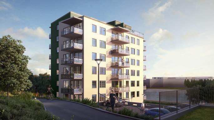 Sköna ytor för sköna liv I Brf Mälarhamnen har vi satsat på att skapa moderna och välplanerade hem, alla med balkong eller terrass.