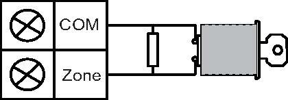 66 sv Inställningar AMAX panel Minst 300 ms. Kabeldragningsdiagram för nyckelbrytarsektion: öppna för tillkoppling. Den tillfälliga tiden kan vara i Minst 300 ms.