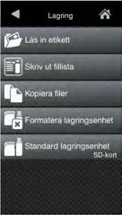 Menynivåer Tryck på för att hoppa in i menyn i startnivån.