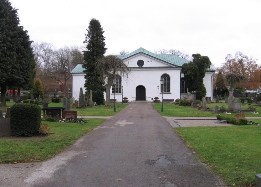 Kyrkogårdar i Asarum Kyrkan 1799 är årtalet, som står överst över kyrkans västra ingång. Många kanske tror att Asarums kyrka kom till detta år.