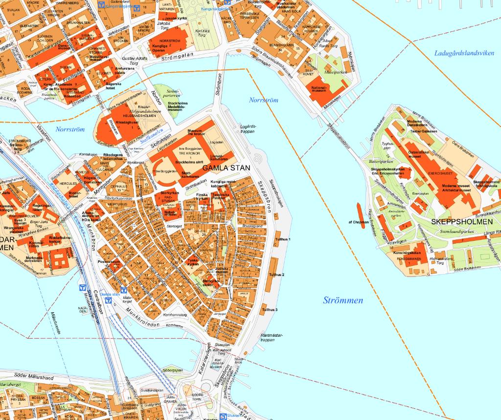 Tjänsteutlåtande Sida 3 (8) Planområdet lokaliserat i östra delen av gamla stan.