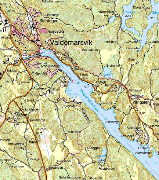 Samrådsunderlag BILAGA 2 Lokaliseringsalternativ för uppläggning av muddermassor 1 3 4a 4b 2 1