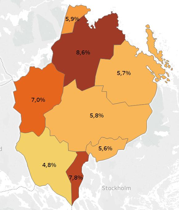 Andel som har