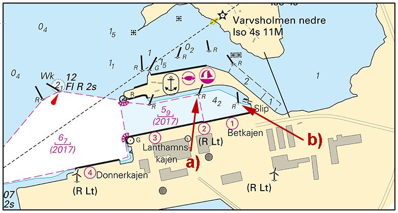 2017-12-14 9 Nr 681 Klintehamn Region Gotlands hamnar. Publ. 8 december 2017 Södra Östersjön * 12728 (T) Sjökort: 743, 839 Sverige. Södra Östersjön. Skillinge. Muddring. Utmärkning otillförlitlig.
