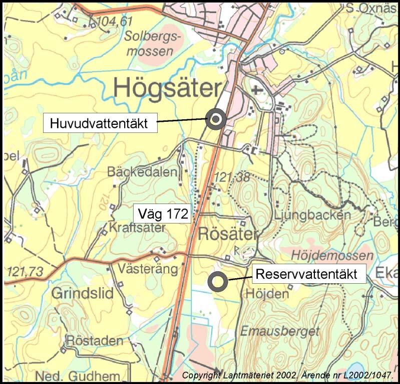 1 Orientering 1.1 Allmänt Samhället Högsäter ligger ca 10 km norr om Färgelanda i Färgelanda kommun i Dalsland.