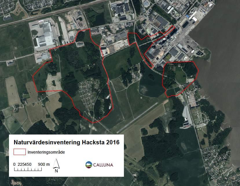 Naturvärdesinventeringen genomfördes under maj 2016 av Petter ndersson och Hanna Nilsson, ekologer på Calluna. Denna rapport redovisar resultaten från inventeringen. Figur 1.