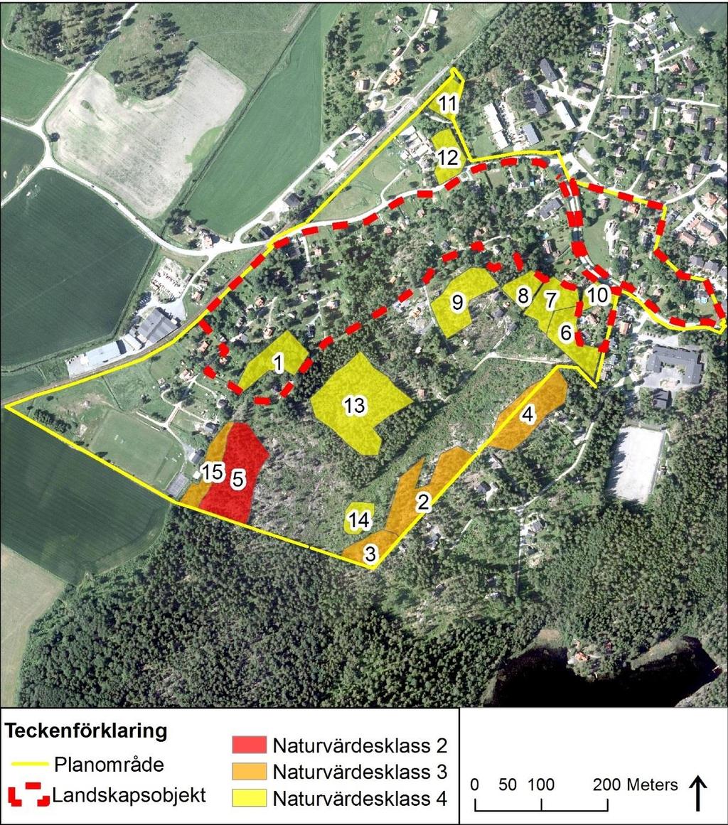 5 Landskaps- och naturvärdesobjekt I inventeringsområdet har ett landskapsobjekt noterats. Landskapsobjektet utgörs av äldre villor med tillhörande större trädgårdar.