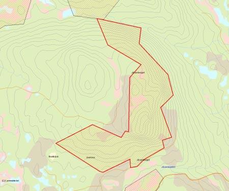 Länsstyrelsens bedömning Stora delar av Jåvanbergets topp samt nordostsluttning och sydbrant utgörs av värdekärnor som delvis är av urskogskaraktär och har mycket höga naturvärden i form av orördhet,