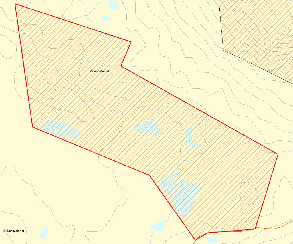 Länsstyrelsens bedömning Rammellandet är ett ganska stort område med en mycket fin kärna av starkt urskogsartad tallskog.