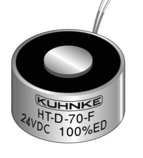 cirka 2 m lång (se figurer 6a och 6b). Den innehåller 6 stycken elektromagneter.