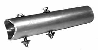 Borra 2st. Ø6.5mm hål enligt ritning i 4 Al-rör.