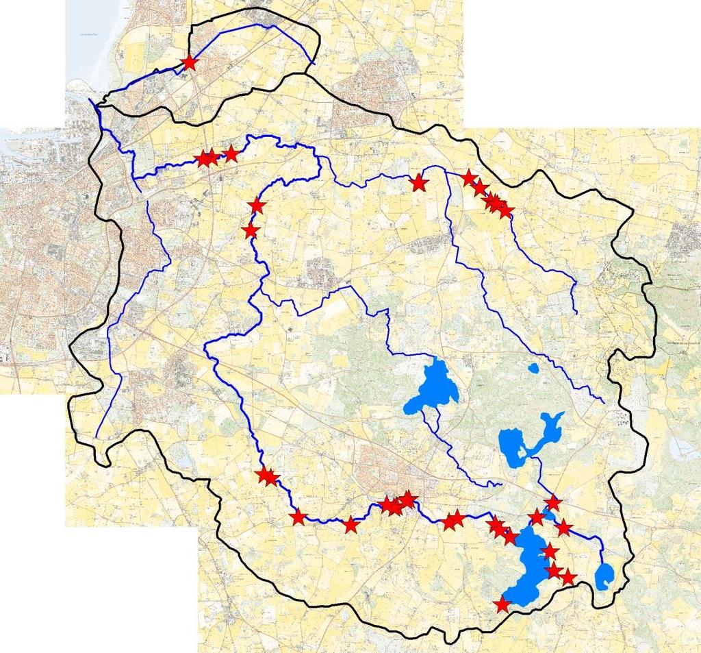 Vattenkemi Inledning Syftet med vattenkemi-undersökningen är att hitta de rörledningar/tillflödande diken som bidrar till dålig vattenkvalitet i Sege å.