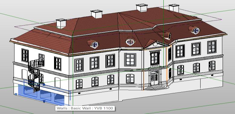 BIM Building Information Management/Modelling = ByggnadsInformationsModellering Vidareutveckling av ritningen Objektbaserade, digitala, representationer av byggnader o 3D o Attribut och information