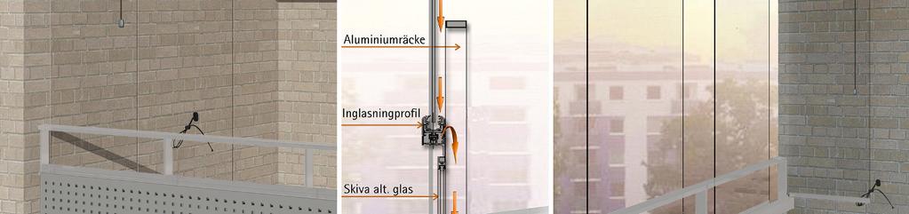 Byte av balkongplattor Balkonginglasning -