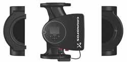 Pumpen kan kommunicera med Grundfos GO och med andra MAGNA3-pumpar av samma typ med hjälp av den inbyggda radion. TM05 8798 3216 Fig.