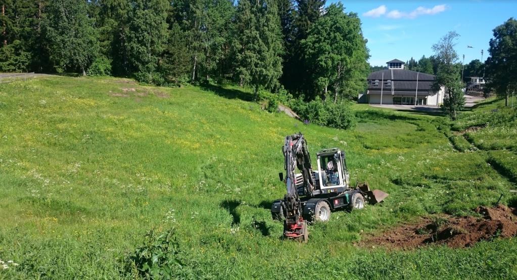 Figur 2. Översiktskarta där undersökningsområdet på fastighet Billingehus 4 är markerad med ett grönt A (Kartunderlag från Eniro).