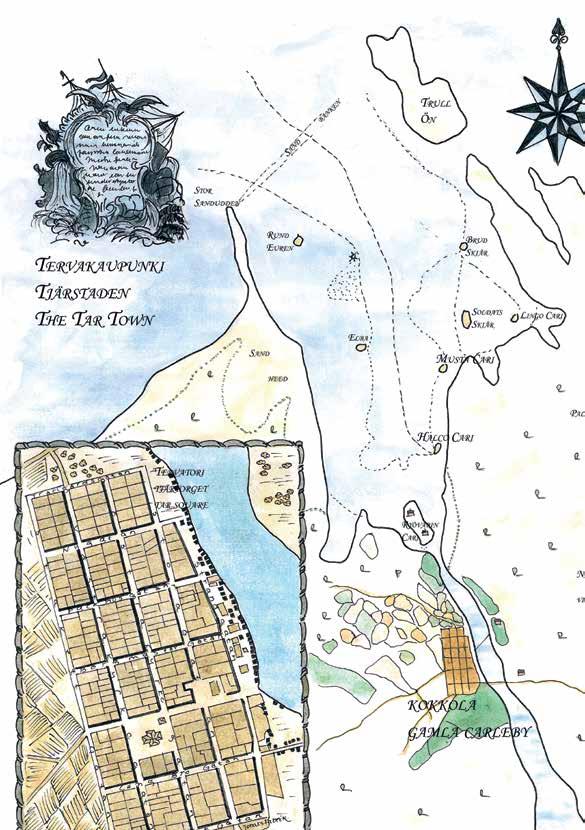 Rekreationsprogram i Karleby centrum Tjärstaden Ett historiskt stadsäventyr som utspelar sig i