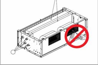 Vänta tills batteriet svalnat innan vidröring eller skydda händerna med lämliga handskar. Vattenbatteriet har ett maximalt tryck på 8 bar. Ändra anslutningssida enligt följande: 1.