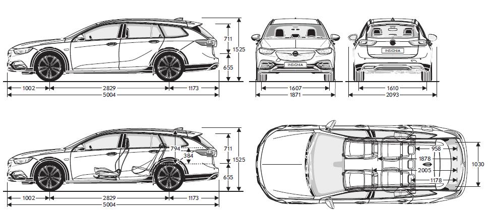 14 Country Tourer Dimensioner *Måtten anges i millimeter 5-d/Sports Tourer/Country Tourer Ändrör 165 hk MT6/AT6 110 hk MT6 136 hk MT6/AT6 170 hk MT6/AT8 200 hk