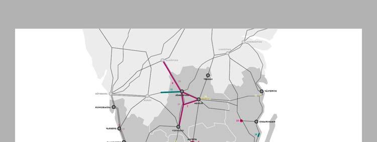 Utfallet i våra prioriteringar i Trafikverkets förslag Vi föreslår att följandeprojekt ska ingå i planerna (utan inbördes ordning) Med i förslaget Inte med i förslaget I gällande planer ingår