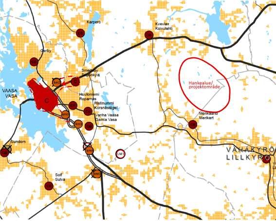 Etapplandskapsplan 1 Lokalisering av kommersiell service i landskapet Österbotten godkändes av landskapsstyrelsen den 14 maj 2012 och fastställdes med några undantag av Miljöministeriet den 4 oktober