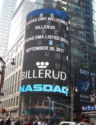 STÖRSTA AKTIEÄGARNA BILLERUDS TIO STÖRSTA ÄGARE ( 3 0 SEPTEMBER 2012) Billerud är noterad på NASDAQ OMX Stockholm.