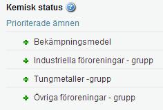 OCH ANALYS 2013-2014 4.3. Tillvägagångssätt i VISS Nedan följer en stegvis beskrivning för hur kemisk status inklusive underliggande ämnesgrupper och enskilda ämnen ska anges i VISS. 1.