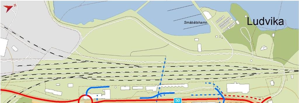 9.5. Väghållningsansvar Trafikverket blir väghållare för väg 50 och på ny gång- och cykelväg som ansluter statlig cykelväg med den stora målpunkten resecentrum.