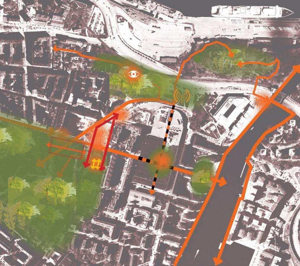 Sida 14 (61) En parkvision (koncept) finns framtagen för östra Södermalm (Sweco, 2015). I tillhörande bilaga finns en analys av områdets kvalitéer, brister och potential.