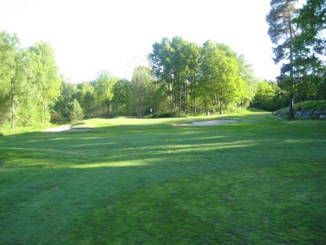 Bild 7, det markerade området visar fairwayytan innan ändrad skötsel och motsvarar 1000m².