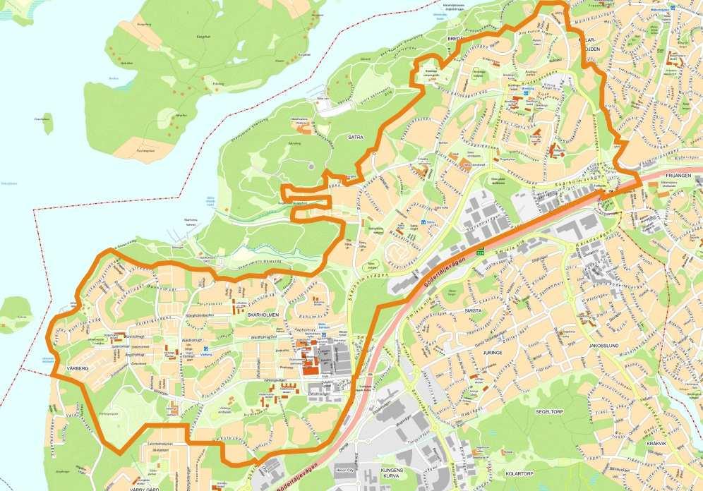 Sida 3 (18) Skärholmen har identifierats som en plats där stort fokus ska läggas de kommande åren med målet att över 4 000 bostäder ska tillföras stadsdelarna Vårberg, Skärholmen, Sätra och Bredäng.