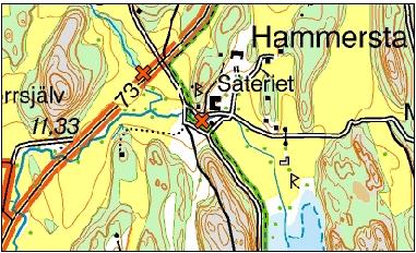 Under okulärbesiktningen sågs inga lekande flodnejonögon. En grop med lekande bäcknejonögon noterades där väg 257 mot Rosenhill går över ån.