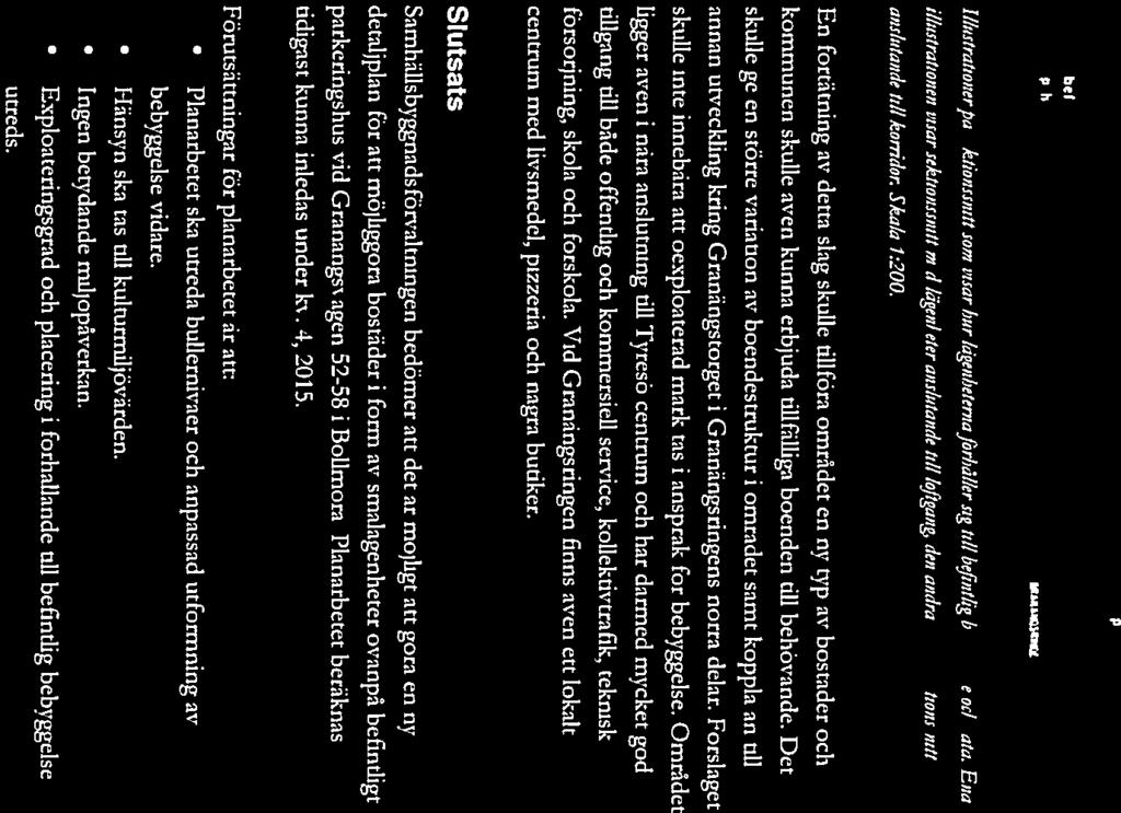 8 (9) plbflgnsd 2 bo.tldcr n tntrpi.i. bn,ilder bet InlUgt Illustrationer på sektionssuitt som visar hur 14genheternafrrhå1/er srg till befint4g heh1ggelse och sata.