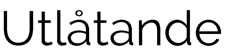 10 november 2014-18 januari 2015 Sammanställning av inkomna yttrande Detta är en lång process som tar flera månader