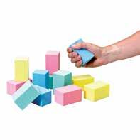 TEST, TRÄNING OCH BEHANDLING Art. nr. Vikt 53554 847 g 53555 240 g R-lite foam block Handträningsblock av T-Foam.