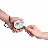 av varje färg 12 styck Jamar handdynamometer Ett enkelt och säkert verktyg för att löpande kontrollera greppstyrka vid olika utvärderingar. Skala mellan 0-90 kg.